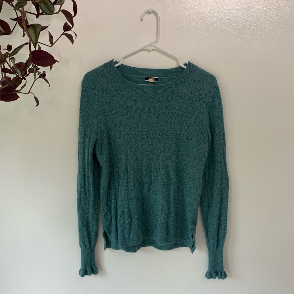 J. Crew 100% cashmere sweater, size medium